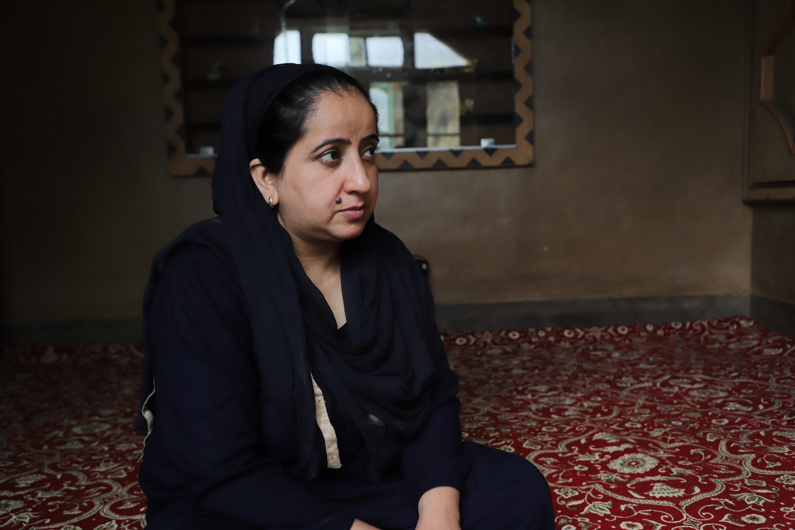 Rifat Ara, an Asha worker from Chari Sahreef, Budgam. Photo credit/ Faisal Bashir