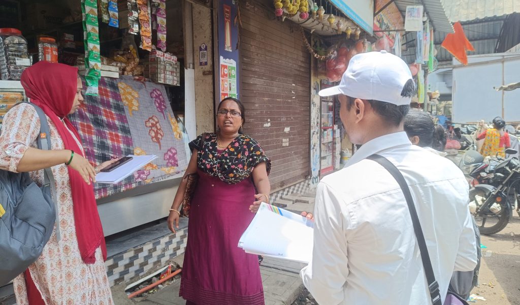 Photo 15 - Amrapali trains two government teachers on the Census duty