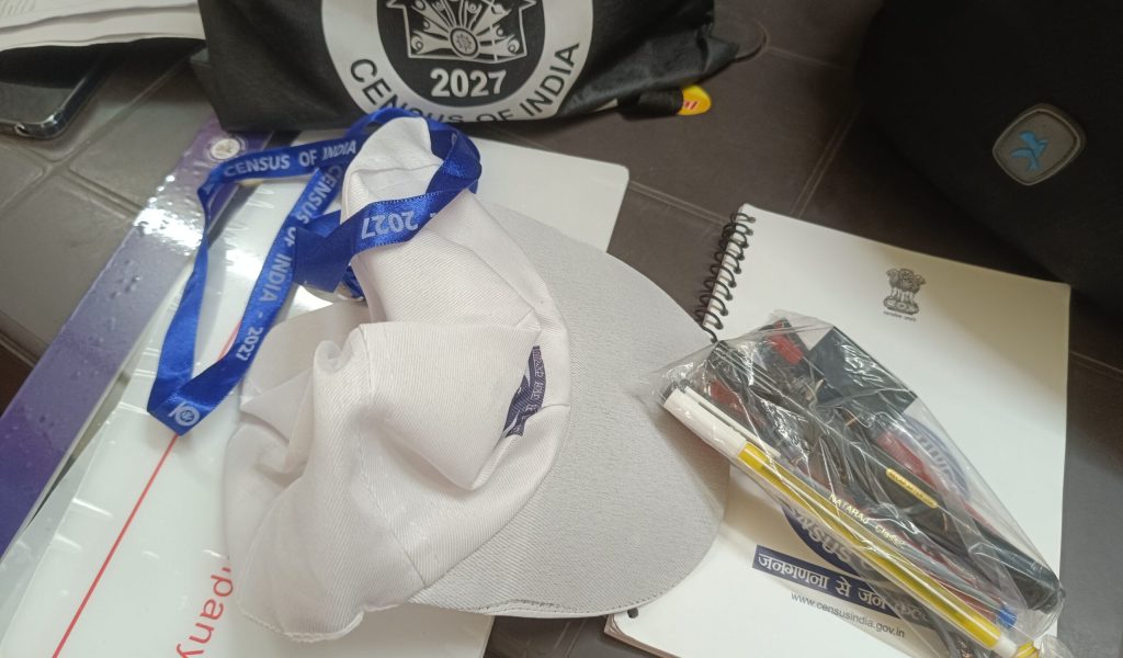 Photo 2 - Materials provided by the government for Census duty