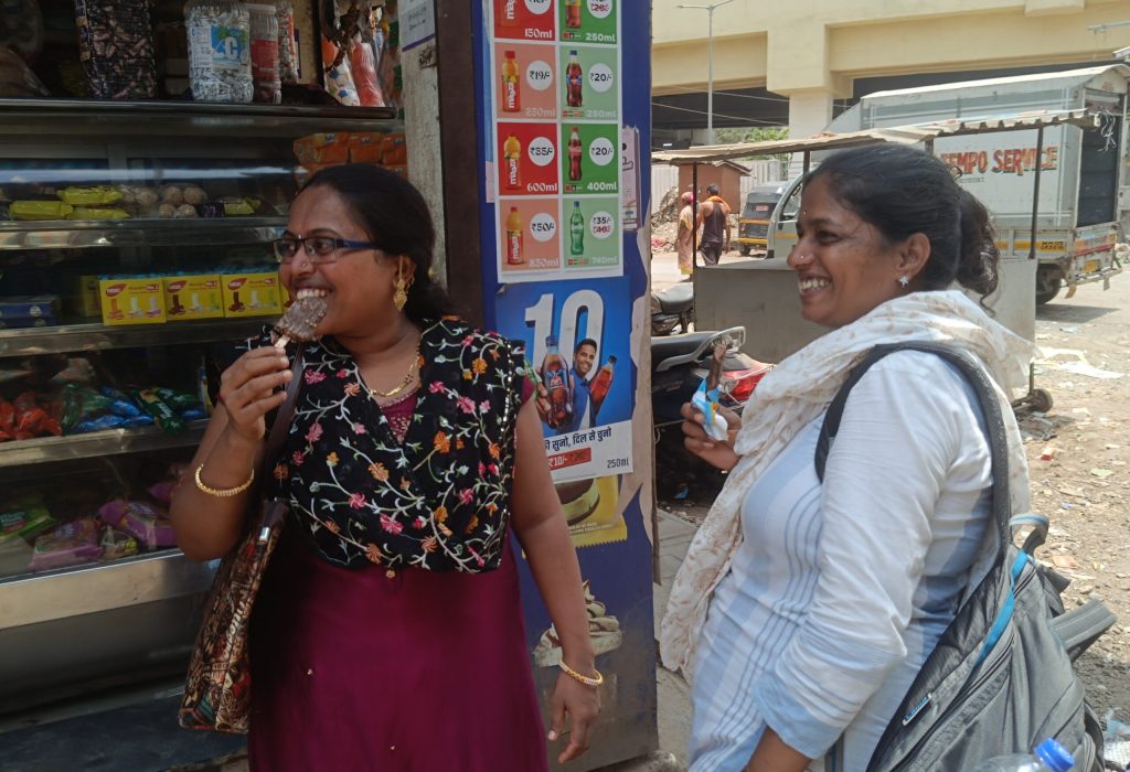 Photo 3 - Amrapali and Ranjeeta share an ice cream